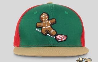 Gingerbread Runner Fitted Hat by Baseballism