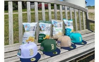 Boston Red Sox Cape Cod Chips Pack 59Fifty Fitted Hat by MLB x New Era