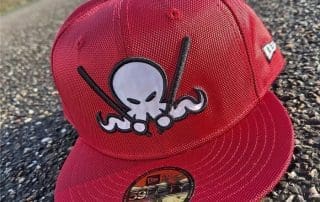 Red Phantom OctoSlugger 59Fifty Fitted Hat by Dionic x New Era