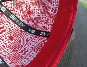 Red Phantom OctoSlugger 59Fifty Fitted Hat by Dionic x New Era Bottom
