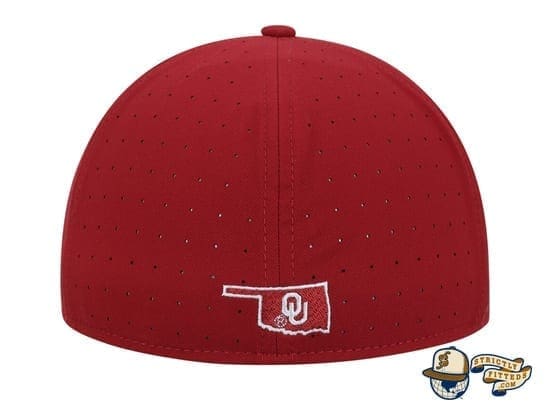 oklahoma-sooners-white-crimson-performance-true-fitted-hat-nike-back Oklahoma Sooners White Crimson Performance True Fitted Hat by Nike