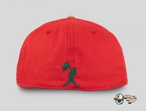 Gingerbread Runner Fitted Hat by Baseballism Back Gingerbread Runner Fitted Hat by Baseballism Back