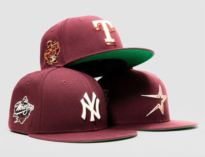 バナナマン NEWERA 2025 POPUP バ帽 Bordeaux キャップ Hat Club Bordeaux 59Fifty Fitted Hat Collection by MLB x New Era